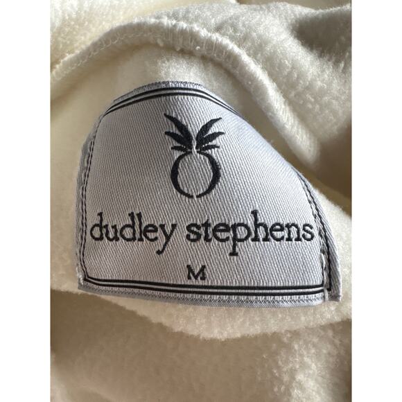 Dudley Stephens Cream Fleece Turtle Neck Long Sleeve Pull Over Pockets medium M - Picture 6 of 9